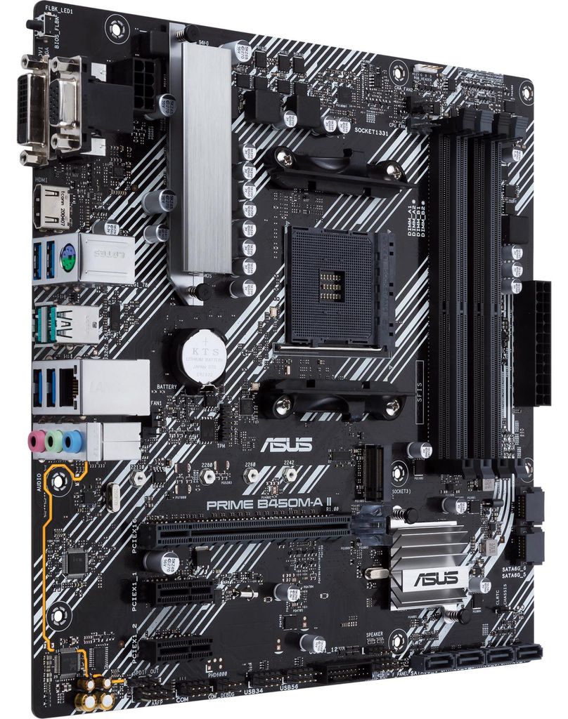 PRIME B450M-A II Socket AM4 micro ATX AMD  B450 Produktbild 