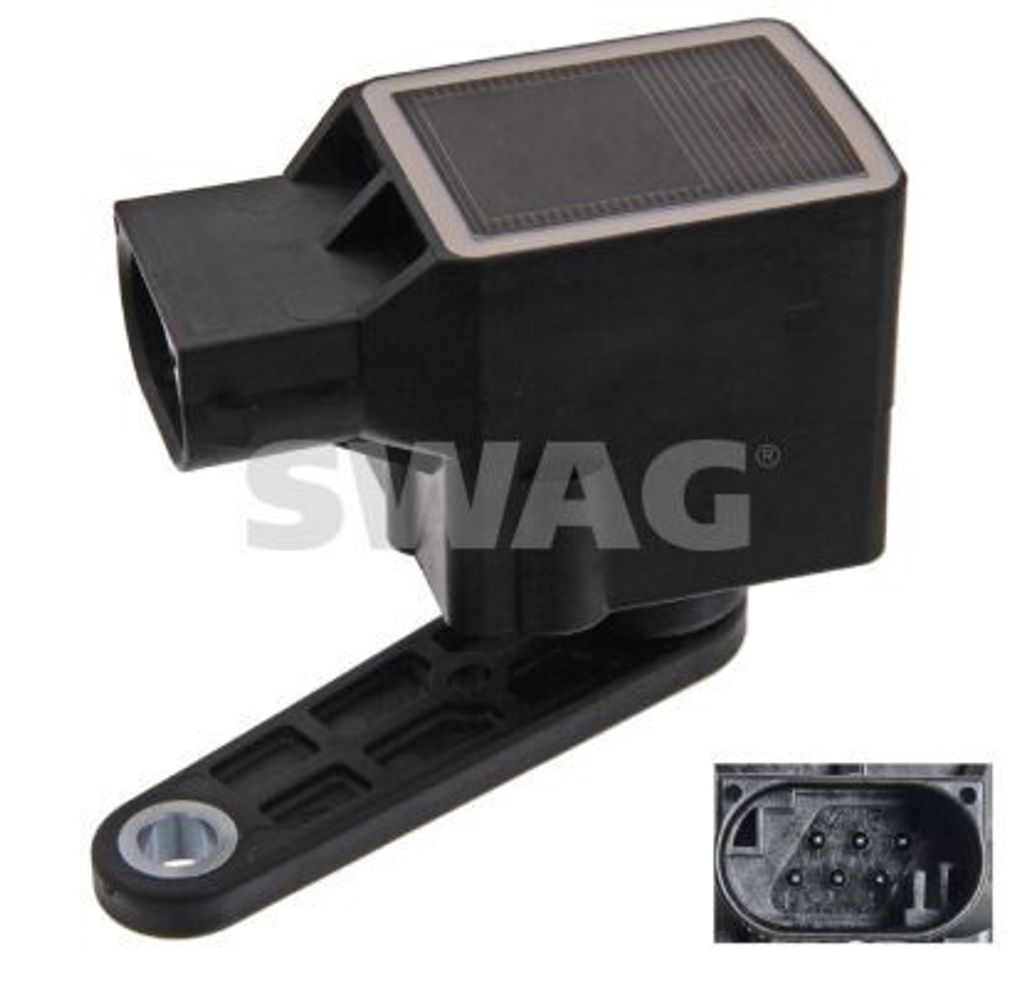 SWAG 20 93 6921 Sensor Leuchtweiteregulierung für BMW 3 Limousine (E46) Hinten Xenonlicht