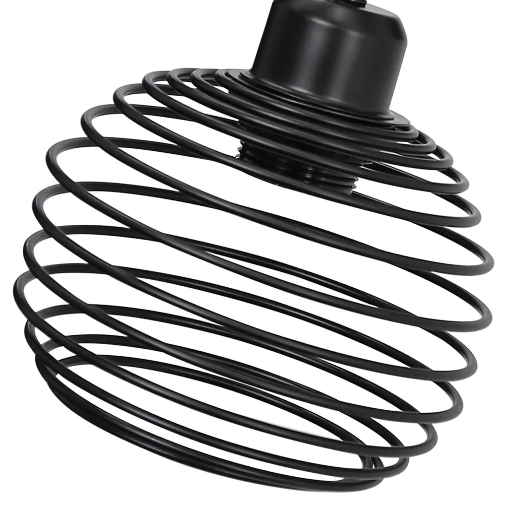 Éclairage d'Appoint Compact E27 Noir pour Petits Espaces et Tables de Nuit - 5