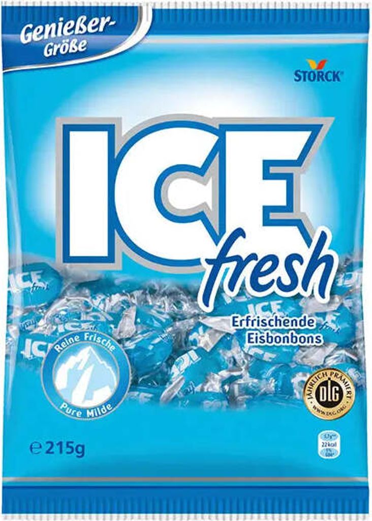 Storck Erfrischende Eisbonbons - Ice Fresh 215 Gramm 1 Packung