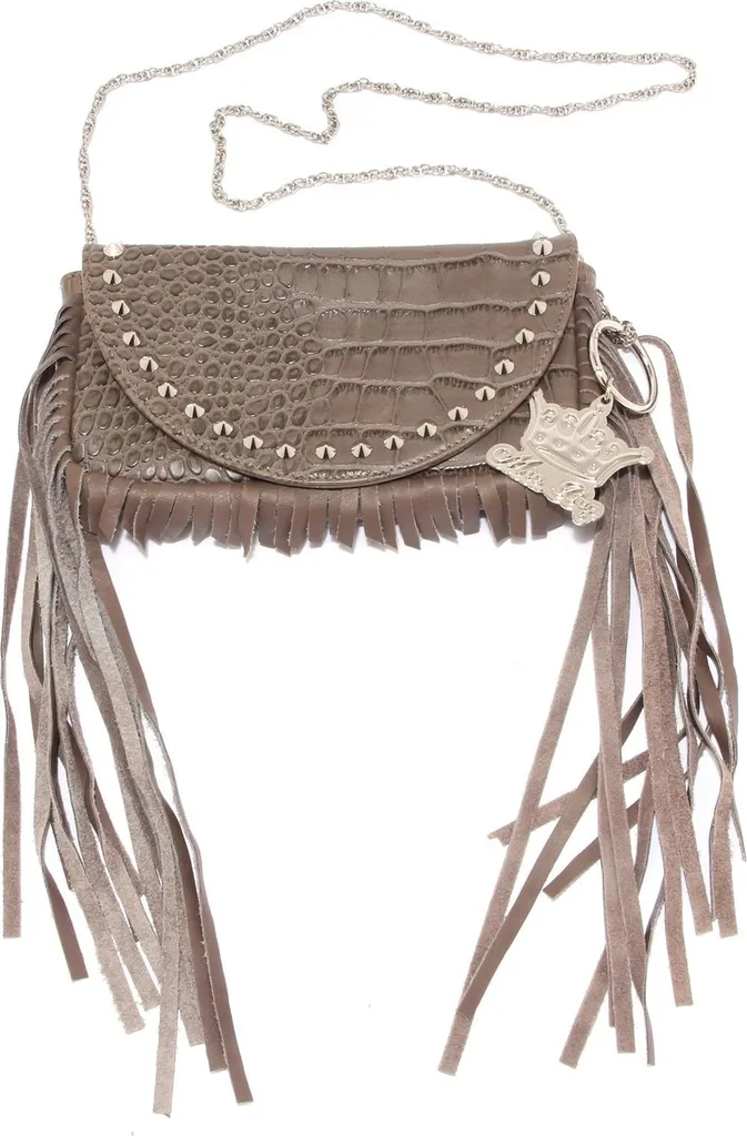 MIA BAG Marrone Frange 5516S: Tracolla Ecopelle Donna Trend 2026