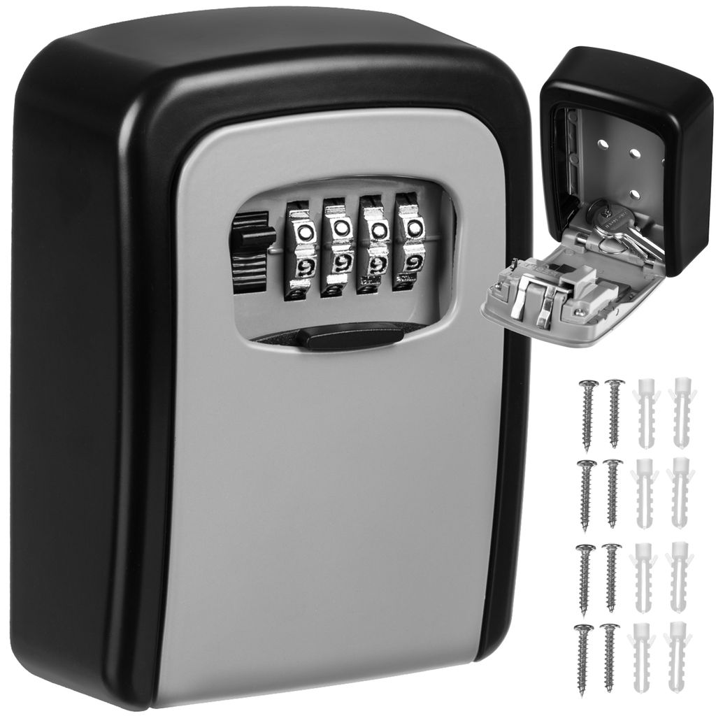 Sicherheitsbox Aufbewahrungsbox Schlüssel mit 4 Ziffern Code