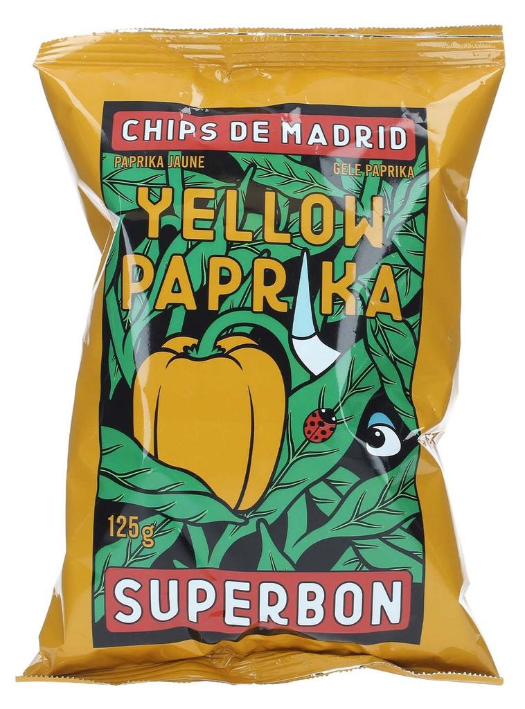 SUPERBON Chips de Madrid Yellow Paprika 125g Produktbild 