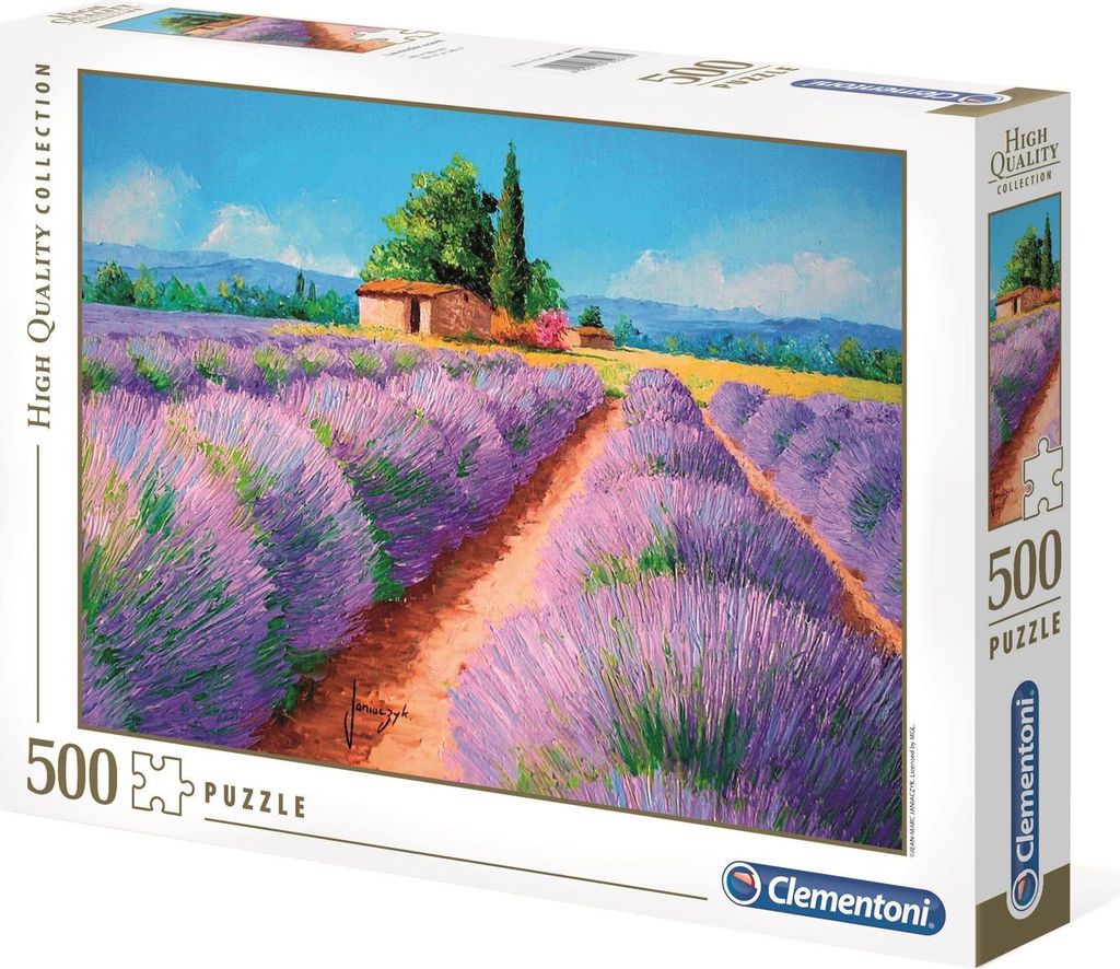 Clementoni puzzle 500 Profumo di lavanda 35073 Immagine del prodotto 