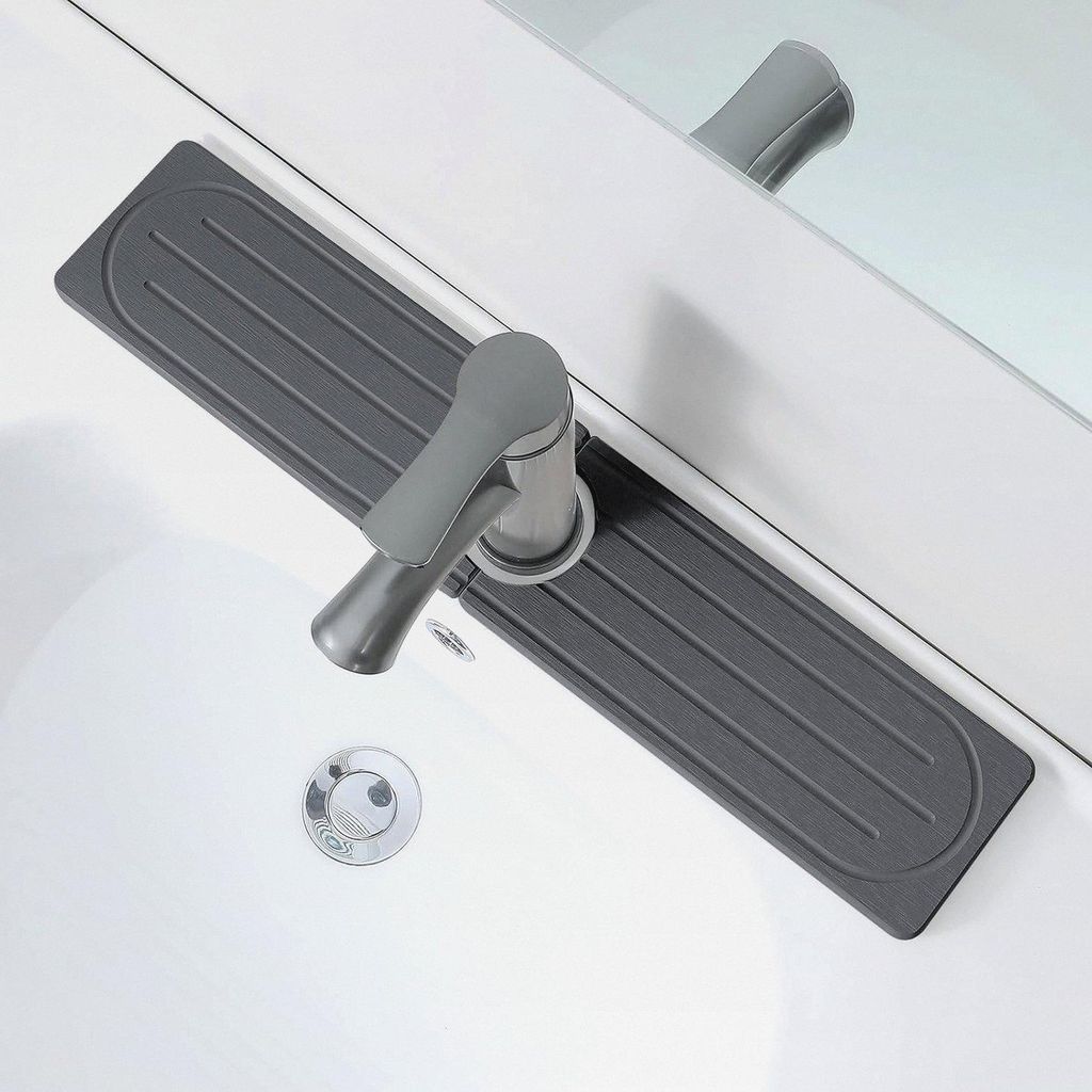 Wasserhahn Matte Abtropfmatte Für Küchen Spüle, Diatomit Schneller Trocknungsstein, Schutz Vor Feuchtigkeit, Spülbeckenschutz Spritzschutz Für...