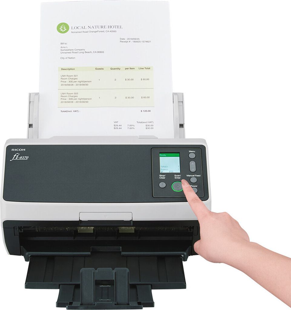 Fujitsu FI-8170 A4/70 S./Min/USB3.2/LAN/Duplex Produktbild 3