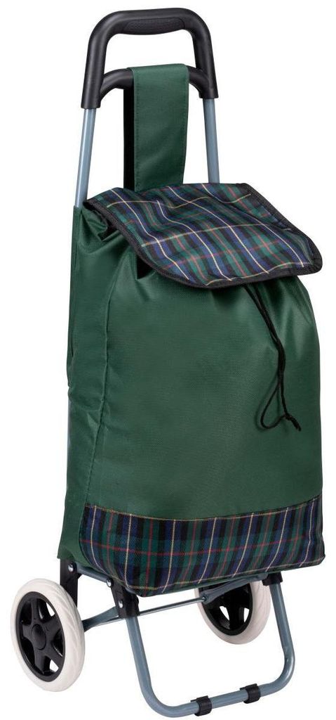 Borsa spesa trolley su ruote con telaio 31l verde Immagine del prodotto 