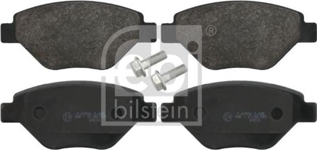 FEBI BILSTEIN 16623 Bremsbelagsatz, Scheibenbremse OE 410609192R kompatibel mit Megane