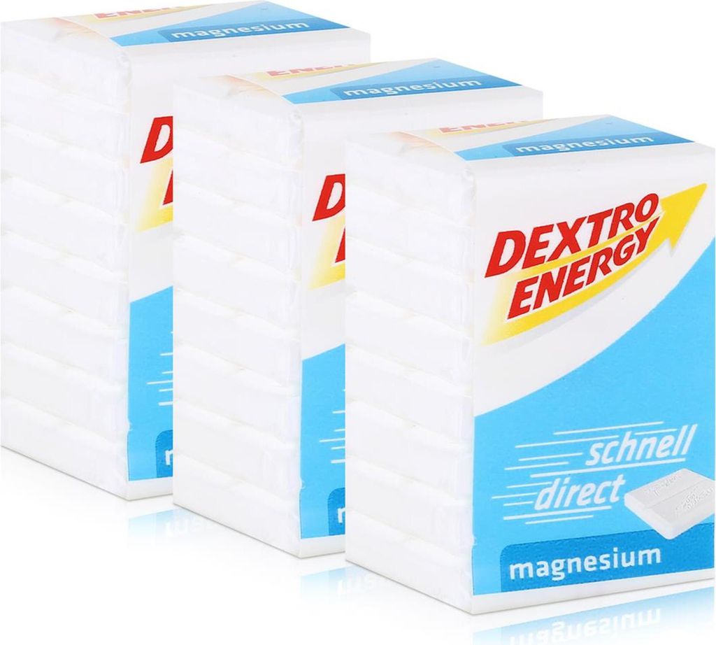 Dextro Energy Traubenzucker Magnesium 46g (3er Pack) Produktbild 