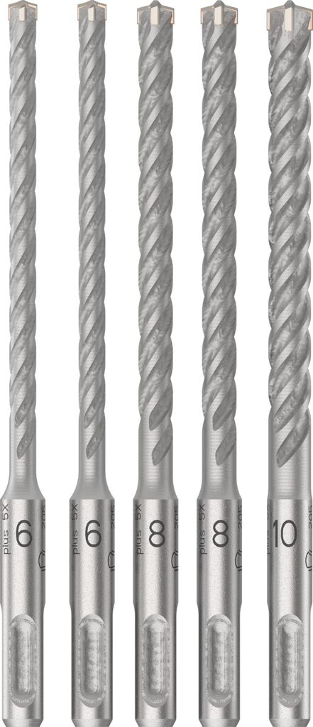 Set di punte per martello PRO SDS plus-5X, 6/6/8/8/10 mm, 5 Immagine del prodotto 