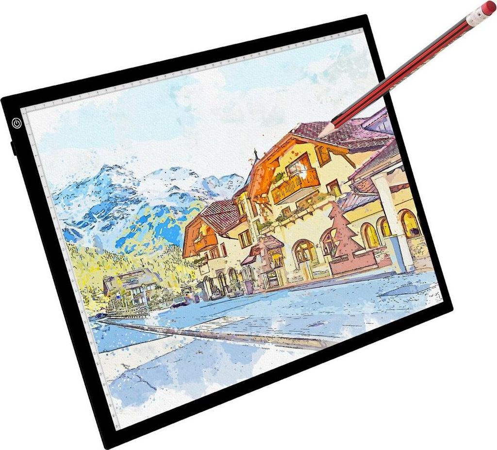 A3 LED Light Board USB Powered Tracing Pad 3 Level Dimmable Brightness