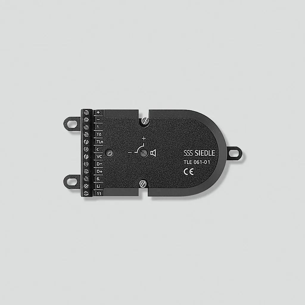 Module d'encastrement Siedle TLE 061-01 Speaker Noir 200049180-00