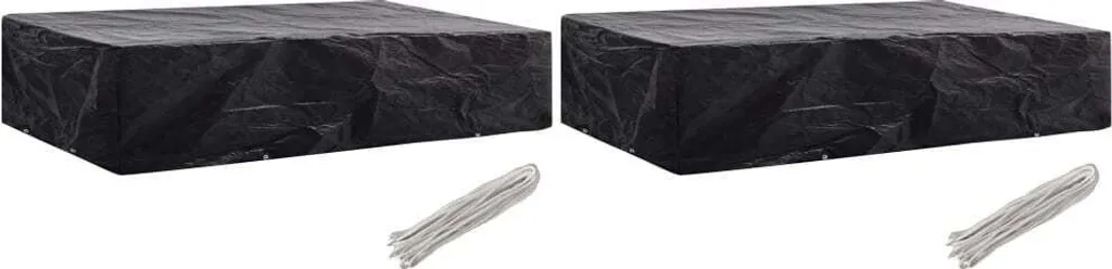 Living Store Copertura Sdraio 2 Pezzi 218x77x55 cm Protezione
