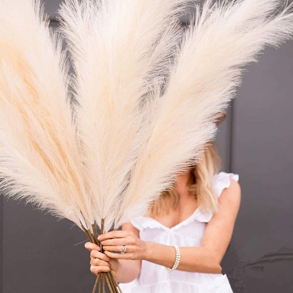 Umělá pampová tráva, umělá rostlina, 8 kusů 100 cm, Obrázek produktu 