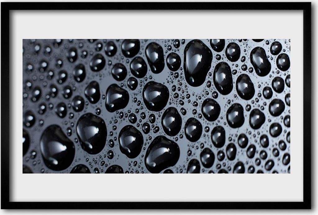 Bild 60x40 MDF-Rahmen Wandkunst Abstraction Graphics