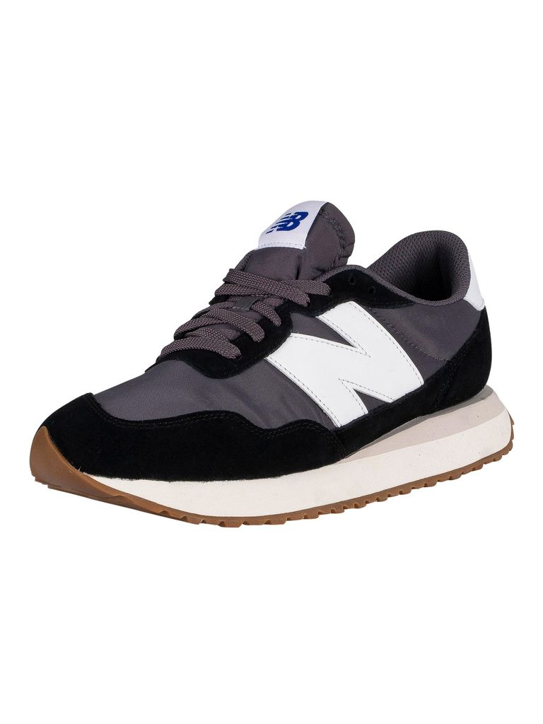 New Balance Herren 237V1 Wildleder-Mesh-Trainer, Schwarz 43 Produktbild 