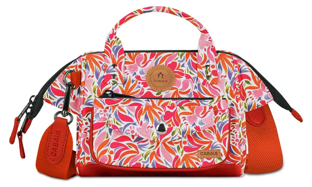 Sac à main Cabaia Adventurer Crossbody Santorini rose à bandoulière