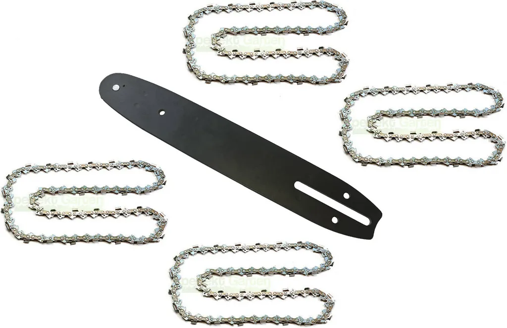 Barra e 4 Catene Grizzly AKS 2440 FHEHS 900 A1 - Kit Taglio 25cm