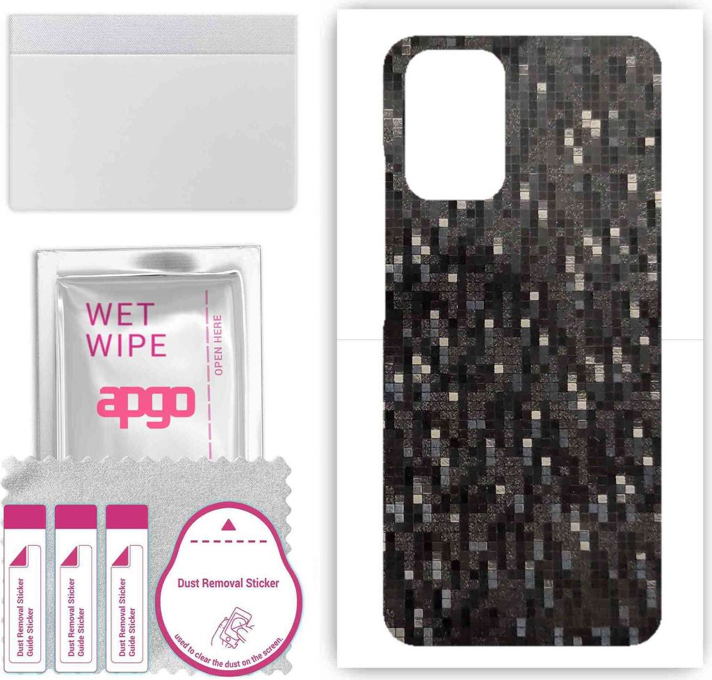 apgo Rückseite Schutzfolie, Skin, kompatibel mit Xiaomi Redmi Note 10s, Hinten Displayschutzfolie aus Vinylfolie, kratzfest, einfache Montage - Ca...