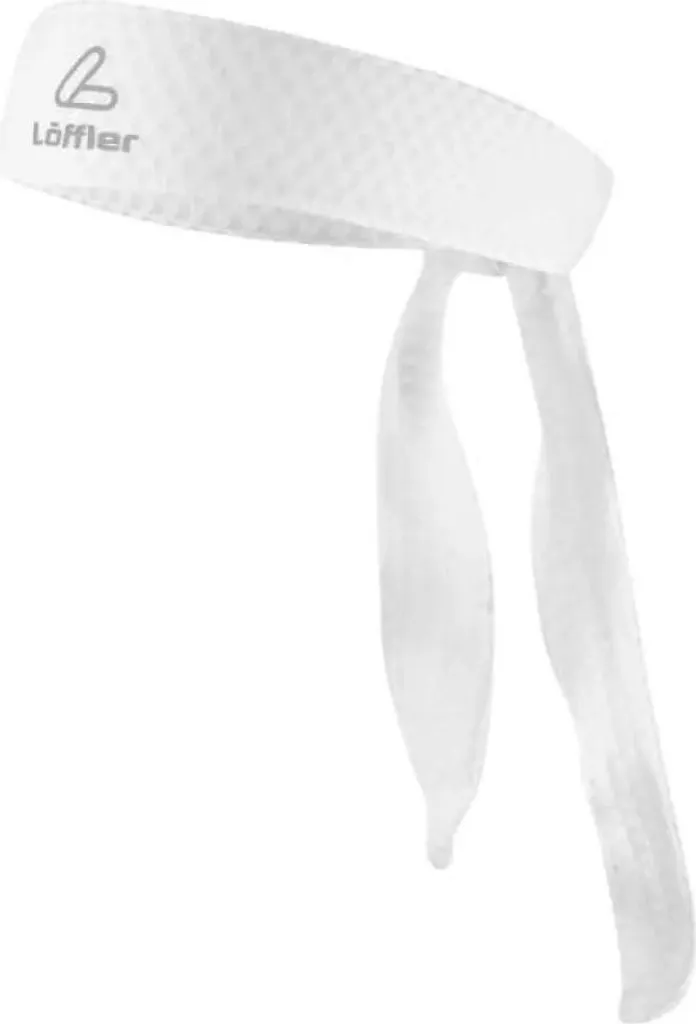 Bandeau Technique Loeffler Tie Txigrid Blanc - Ultra Respirant Homme