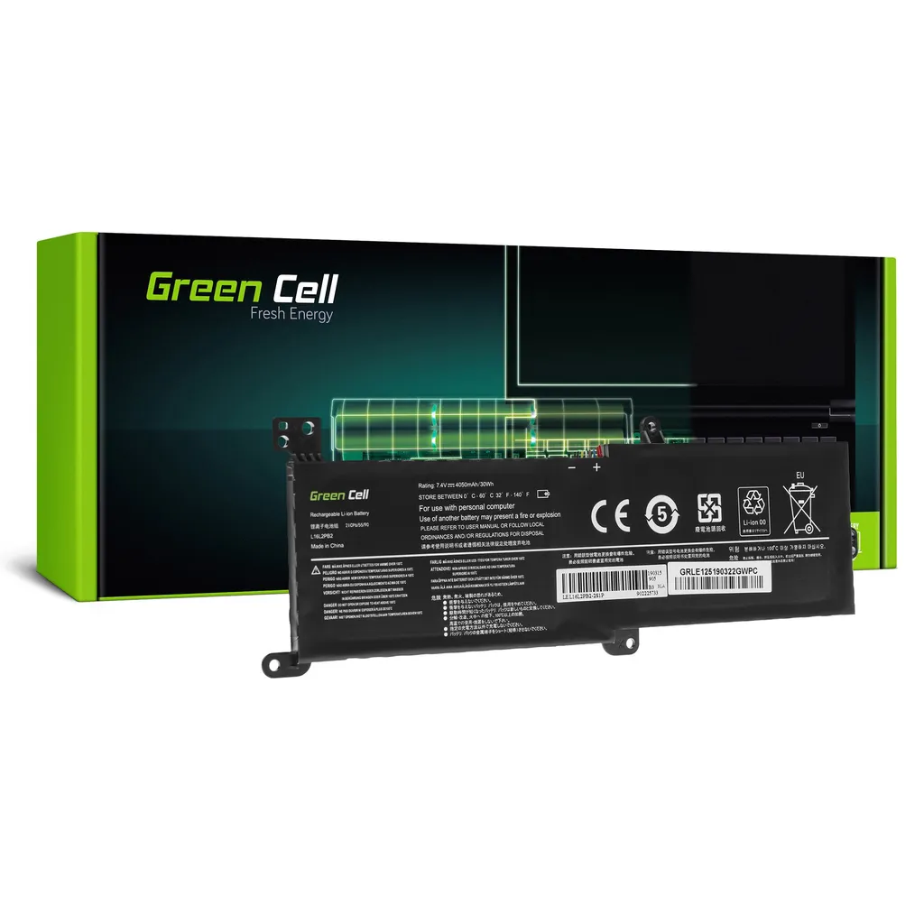 Batteria Green Cell LE125 per Lenovo IdeaPad 320 330 520 | Ricambio 3500mAh