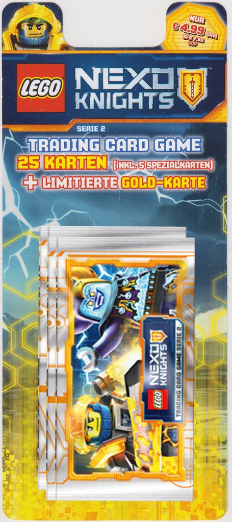 LEGO Nexo Knights 2 - Trading Cards - 1 Blister - Deutsch