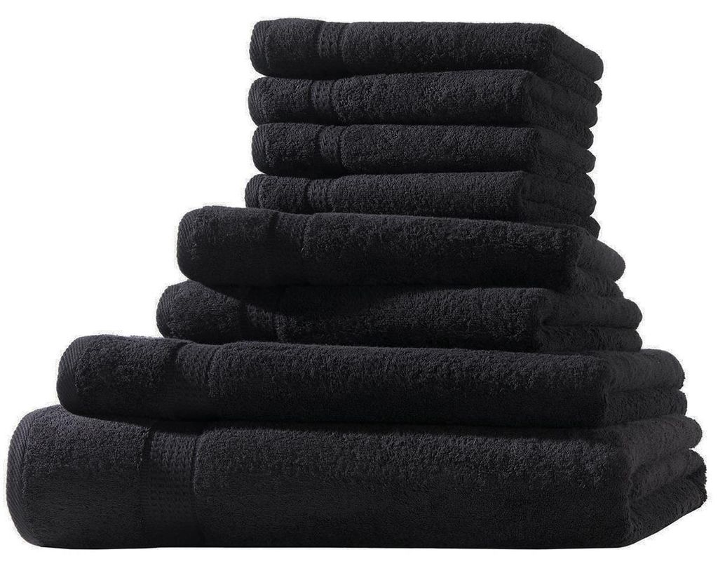 XL-Set 8tlg Frotteetücher Elegance 100% Baumwolle 500 gsm Produktbild 