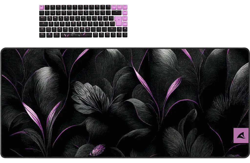 Sharkoon Skiller SGK50 S3 Design Bundle D2 Clavier et Tapis XXL Violet