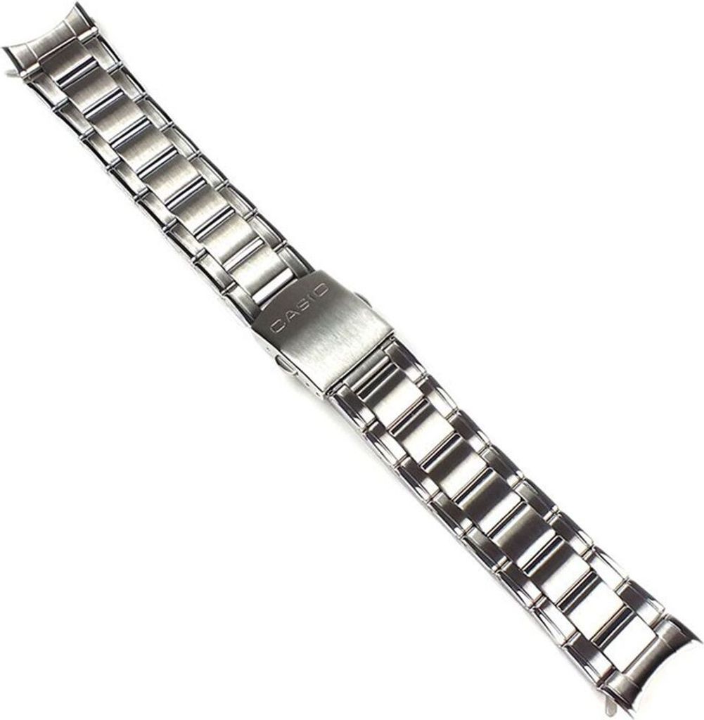 Casio Uhrenarmband Edelstahl Silberfarben 20mm MTD-1053D MDV-101D