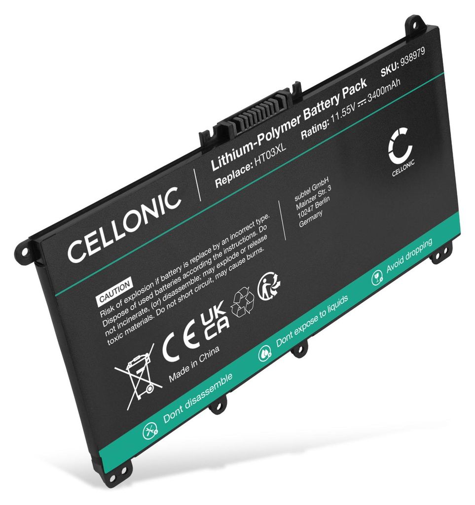 CELLONIC 1x Batterie pour Ordinateur portable Compatible Image du produit 
