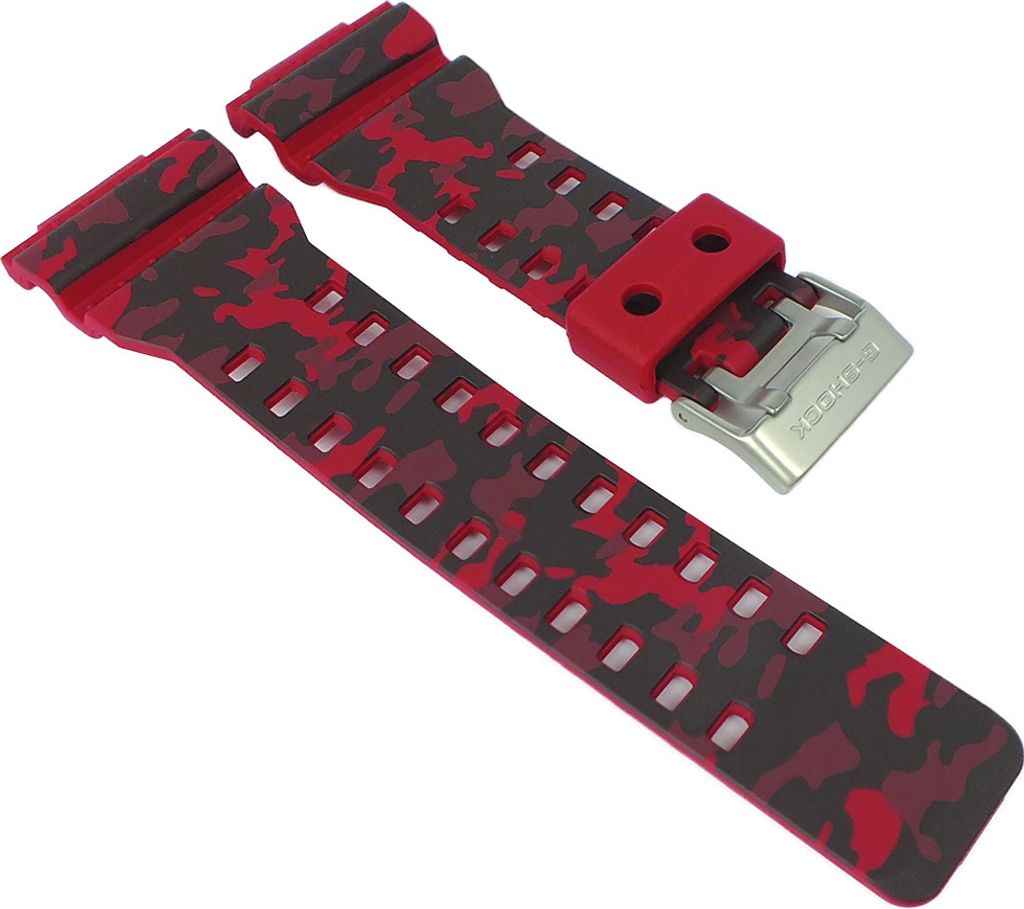 Casio Ersatzband | Uhrenarmband Resin rot G-Shock GA-100CM | GD-120CM