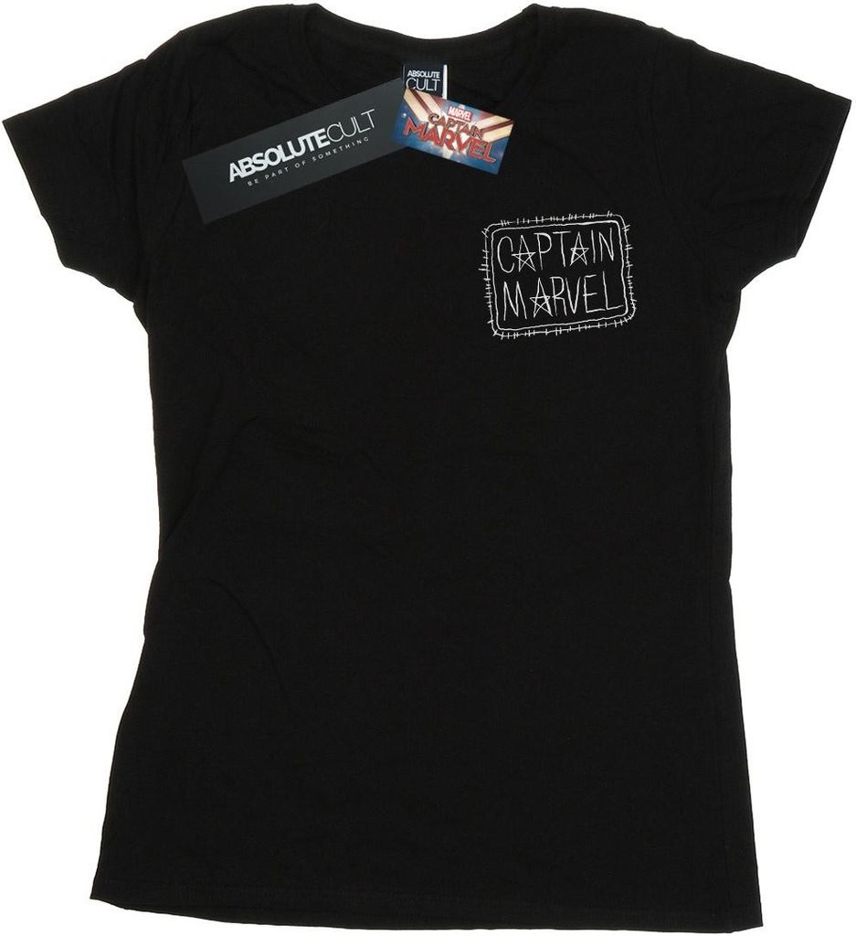 Marvel - T-Shirt für Damen BI16446 (S) (Schwarz) Produktbild 