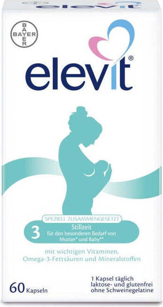 elevit 3 Stillzeit Kapseln, 60 St. Kapseln