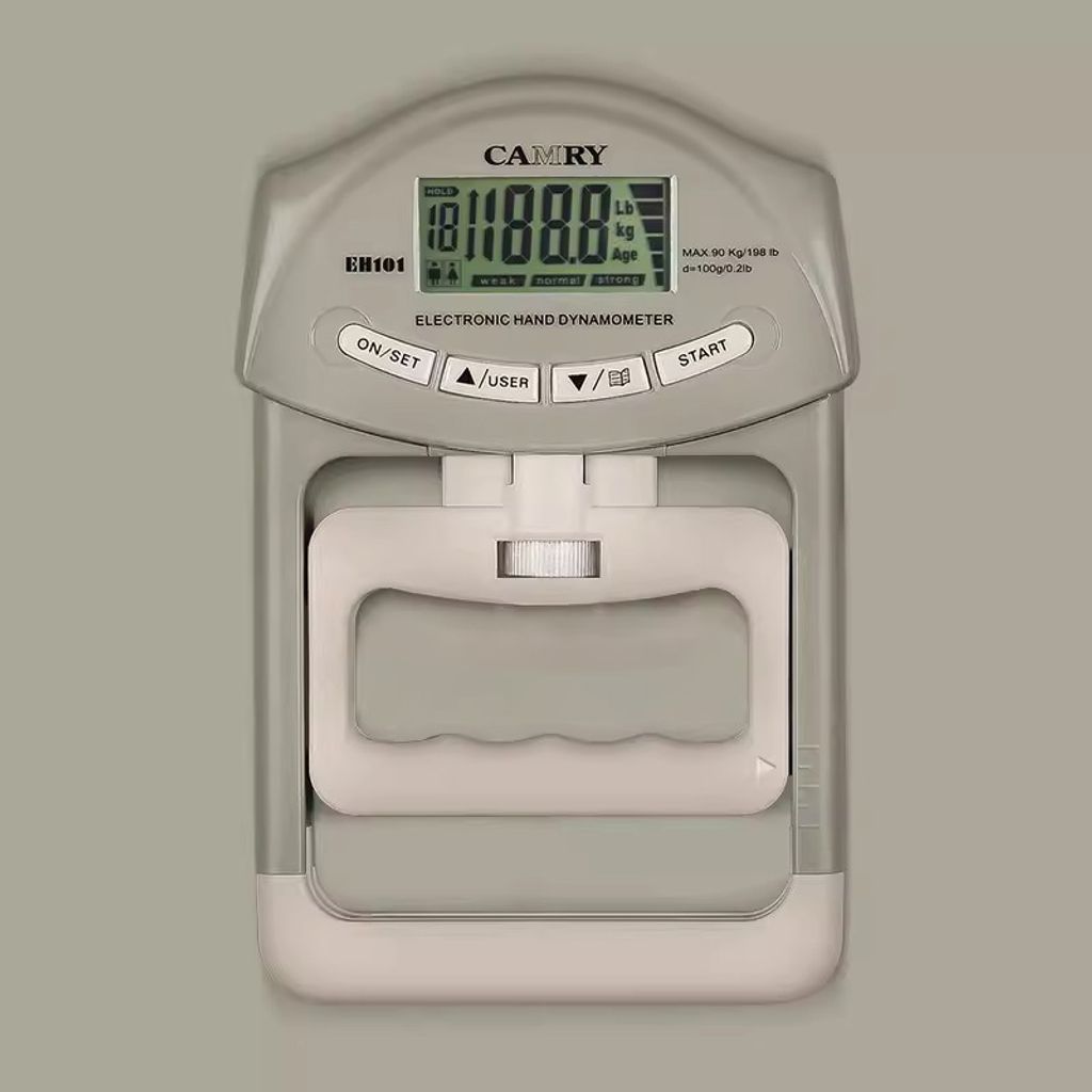 Grip Strength Tester Trainer - Dynamometer Handgriff Messgerät, Handheld Strengthener Exerciser für Sport, Schule (198Lbs / 90Kgs)