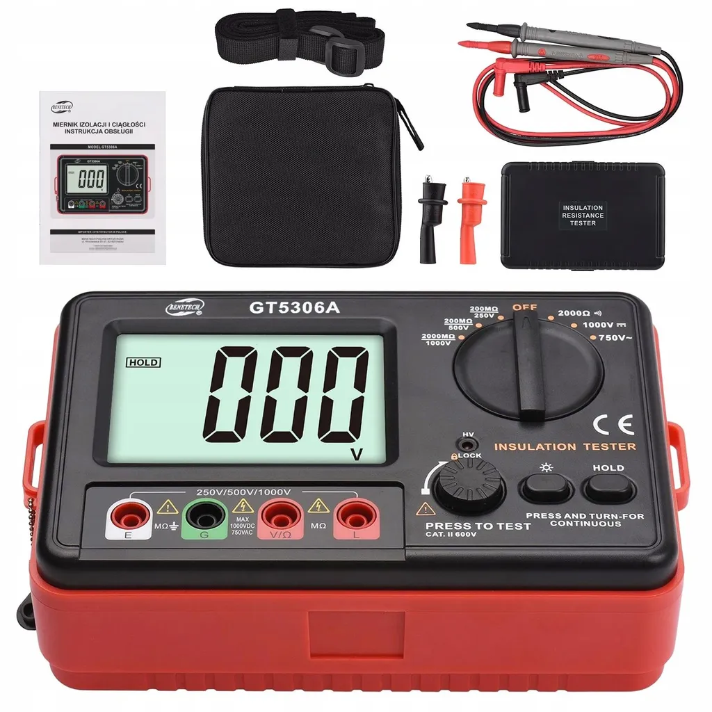 Mesureur d'isolement pour câbles et moteurs électriques 1000V compact - 3