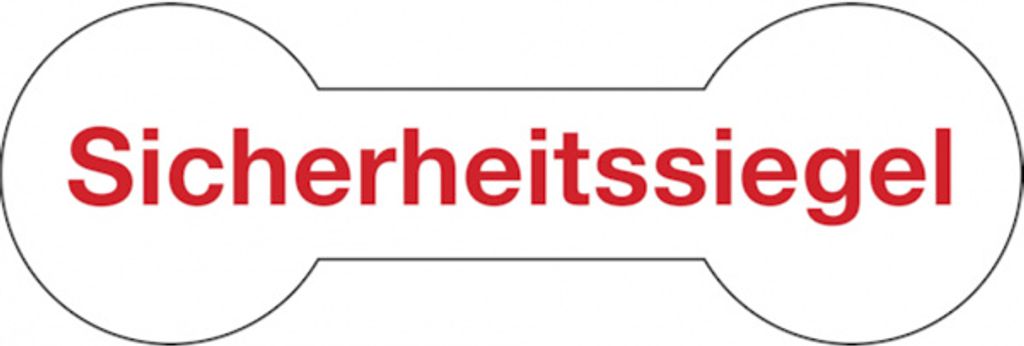 Dreifke Sicherheitsetikett, Sicherheitssiegel - Bogen = 5 Stück | Dokumenten...