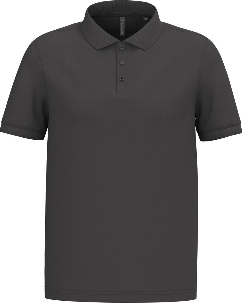 Kariban Herren Kurzarm-Polohemd. Baumwollpiqué.