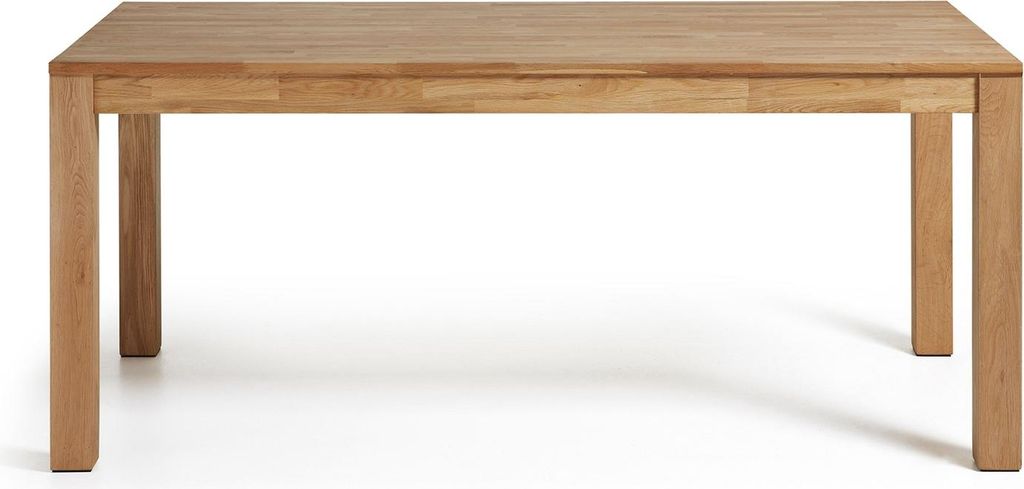 Tisch Isbel ausziehbar 180 (260) x 90 cm aus massivem Eichenholz