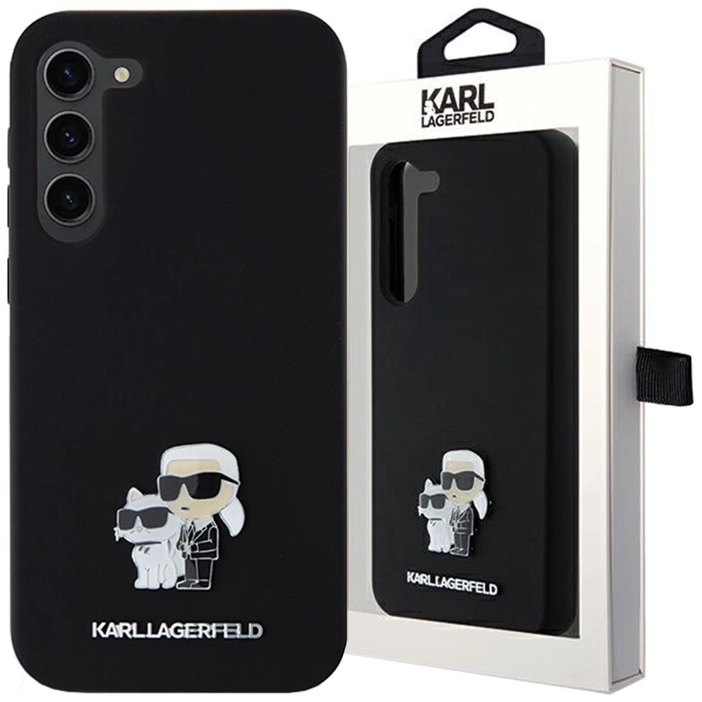 Karl Lagerfeld Silikonhülle Karl&Choupette Metall Pin Na Produktbild 
