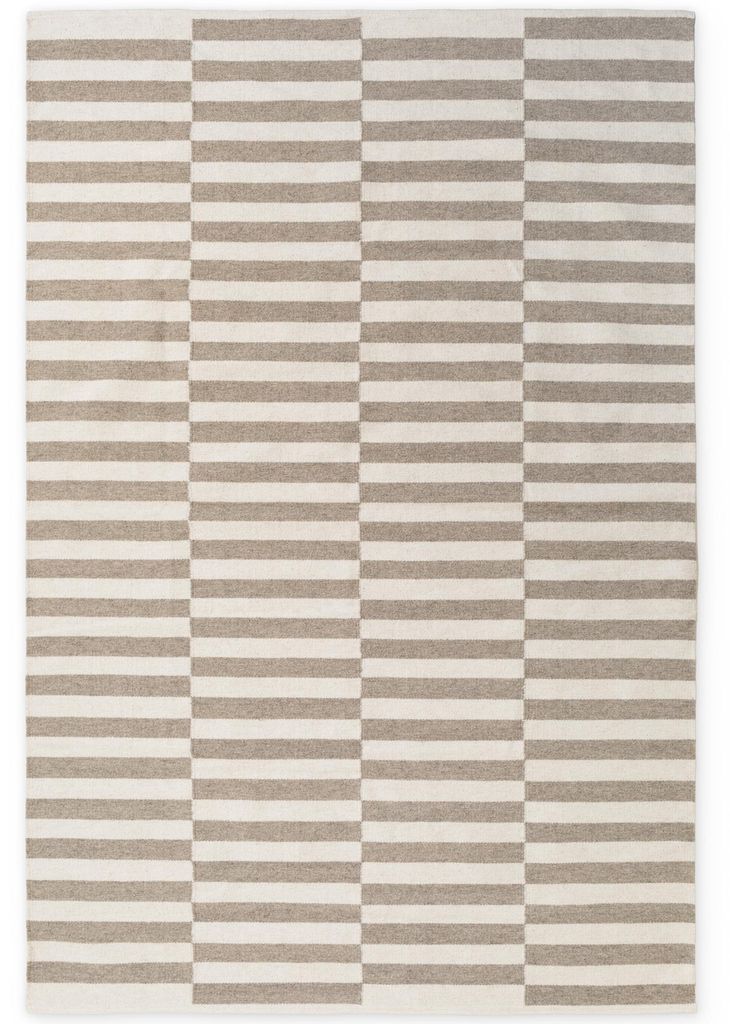 Hanse Home Wollteppich Vika, Handgewebt, Streifen, Produktbild 