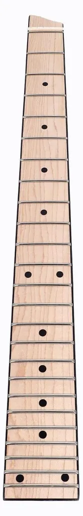 Manche sans tête 25 frettes en érable pour guitare électrique 6 cordes