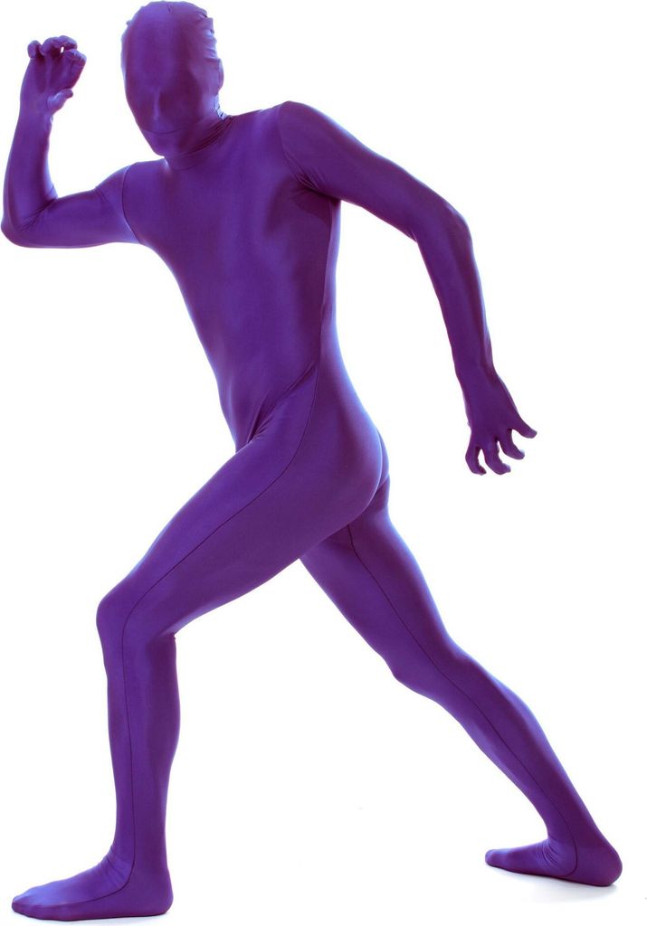 Violettes Ganzkörperkostüm Größe: L