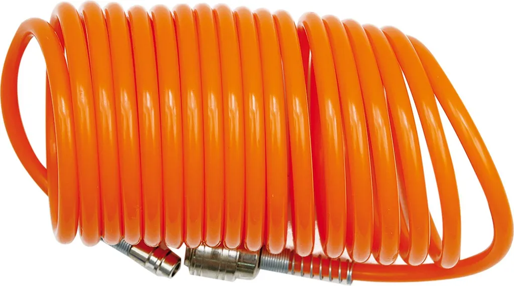 Tubo Aria Compressa 15m PU 5x8mm - Spirale Professionale Anti-Nodo