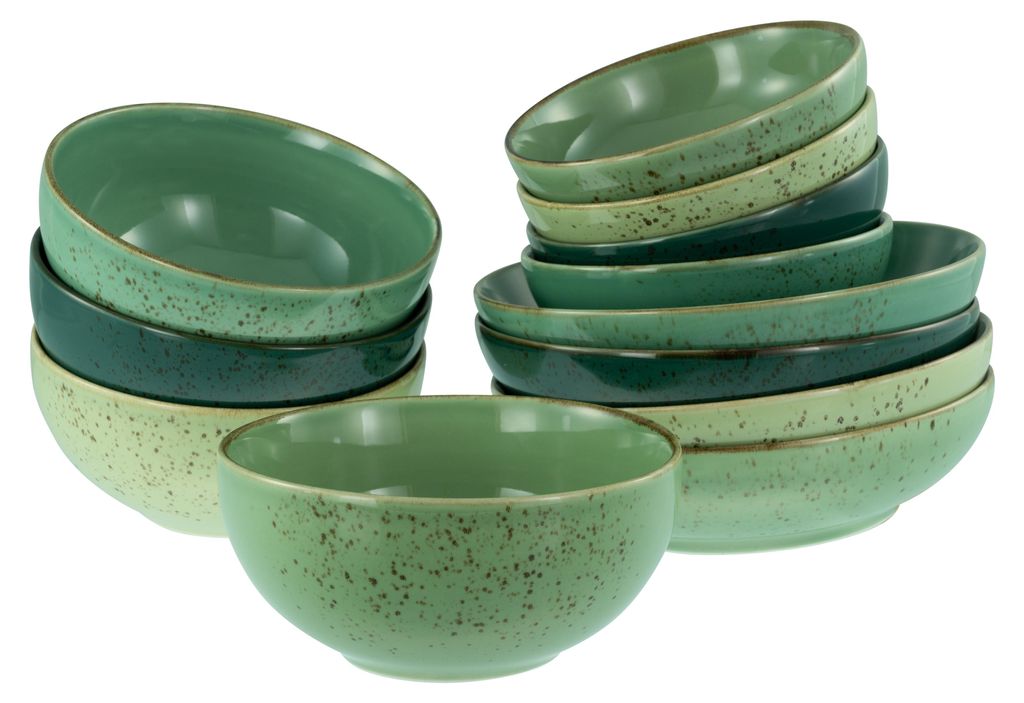 CreaTable, 24224, Nature Collection Green LIfe, Bowl Set Produktbild 