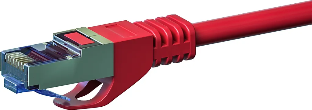 Cavo LAN Cat 6a 0,5m Rosso S/FTP LSZH | Gaming & Server 10G - 2