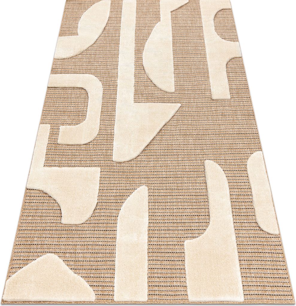 SPARK 0696A beige / creme Teppich - Geometrisch, Sisal, Strukturell beige 200x290 cm
