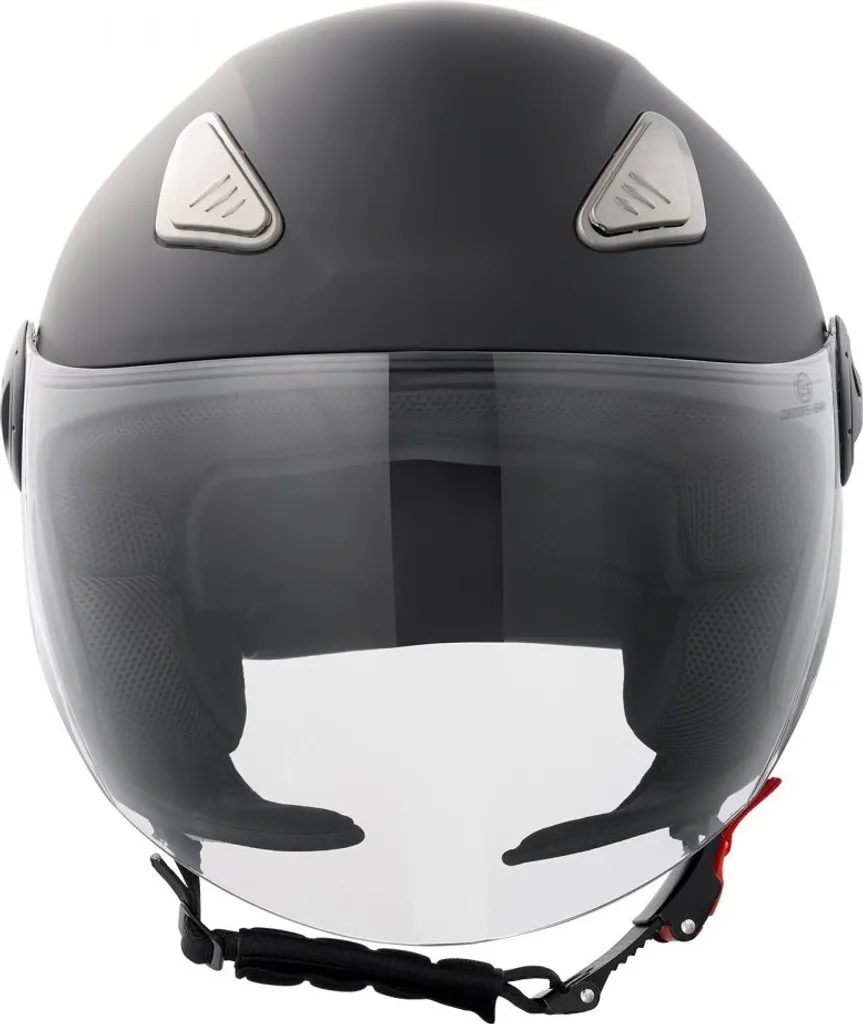 Casque Motocross 3/4 Face Noir Compact Taille S avec Coque Légère - 11