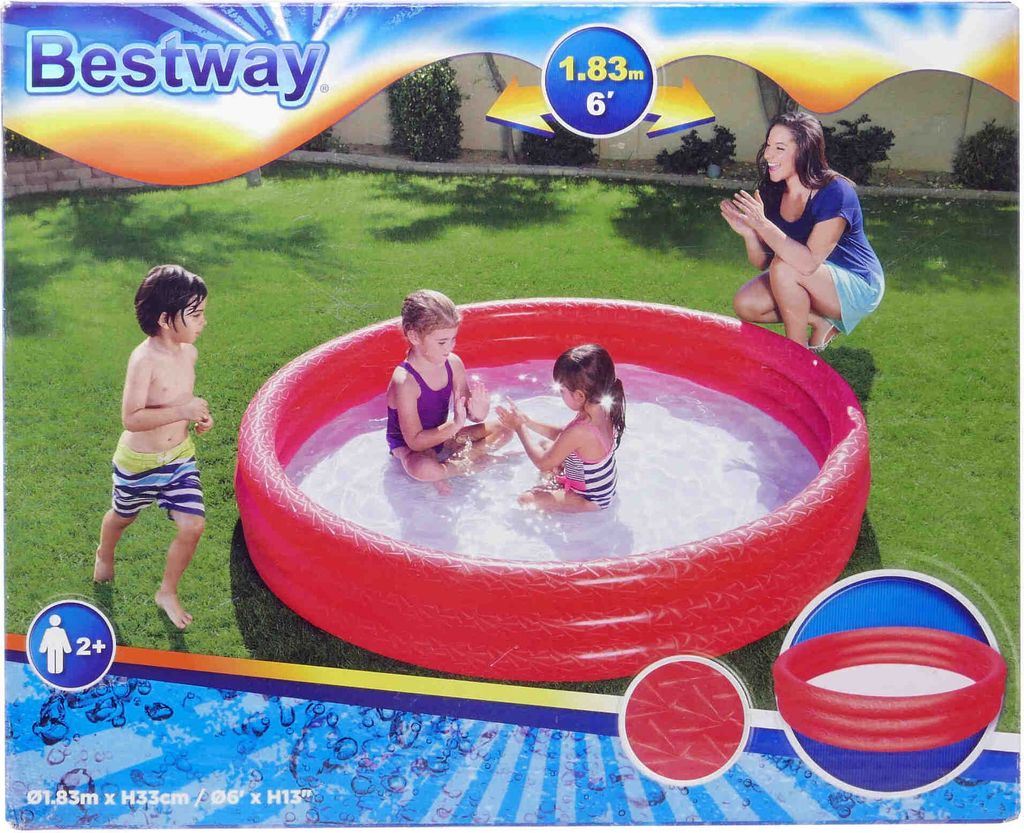 Bestway® Planschbecken Classic 480,0 l farbsortiert 183,0 x Produktbild 8