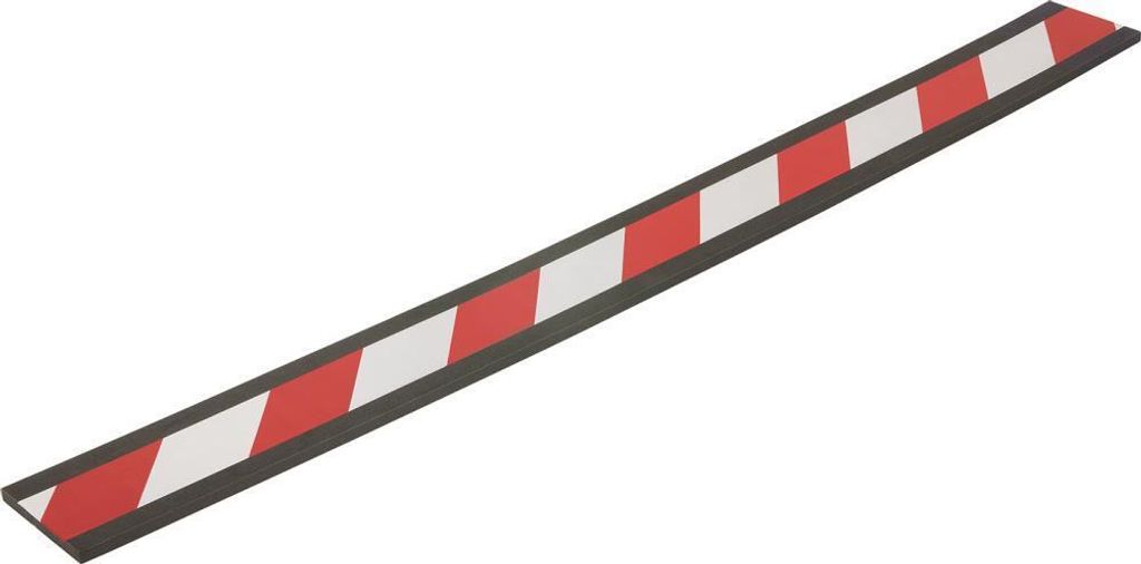 Autotürschoner kleb. rot/weiß 90cm 85mm