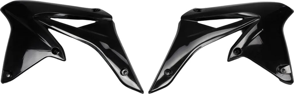 Cache-radiateur UFO noir en 2 parties pour Suzuki RM-Z 250 2010-18